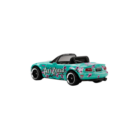 Hot Wheels Arizona 1991 Mazda MX-5 Miata 7Eleven  - Cherry Blossom - Diecast 1:64
