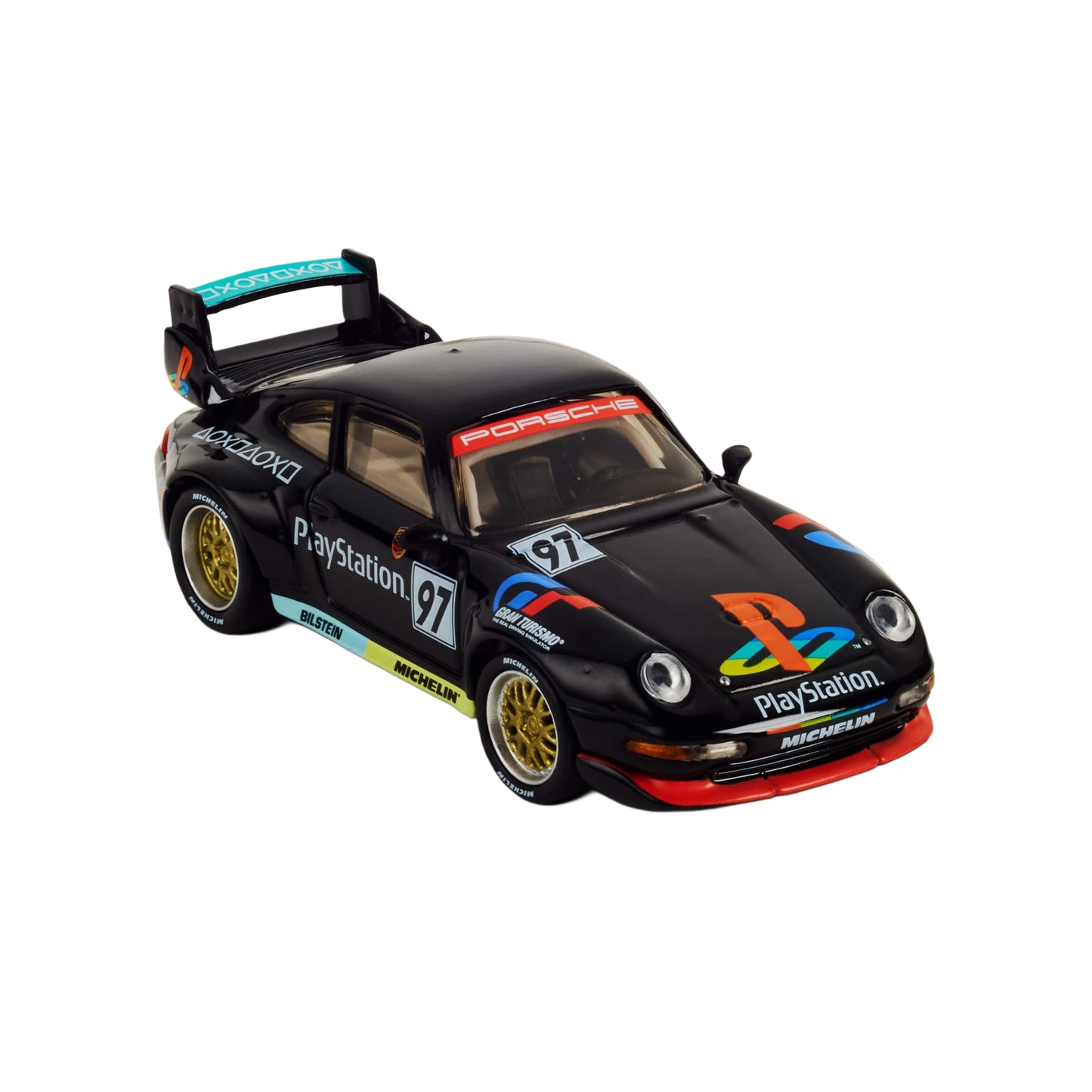 Hot Wheels Porsche 911 GT2 EVO 993  Play Station - ELITE 64 - Diecast 1:64