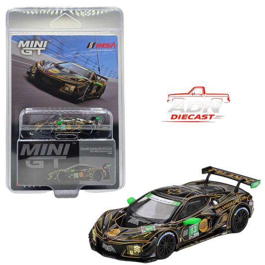 Mini GT 1:64 Chevrolet Corvette Z06 GT3.R #13 AWA 2025 IMSA Daytona 24 Hrs - Diecast