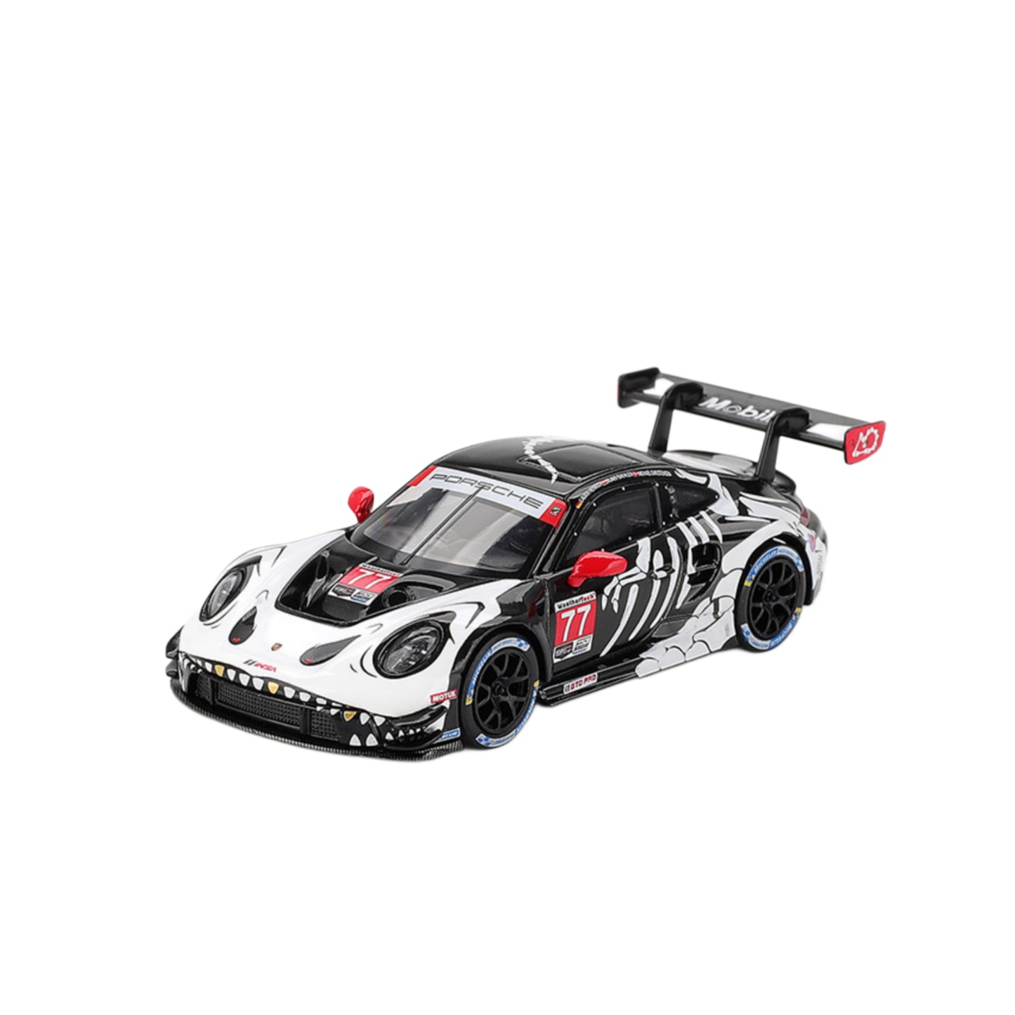 Mini GT Porsche 911 GT3 R #77 AO Racing 2025 IMSA Petit Le Mans - Diecast 1:64